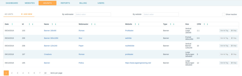 SSP UI