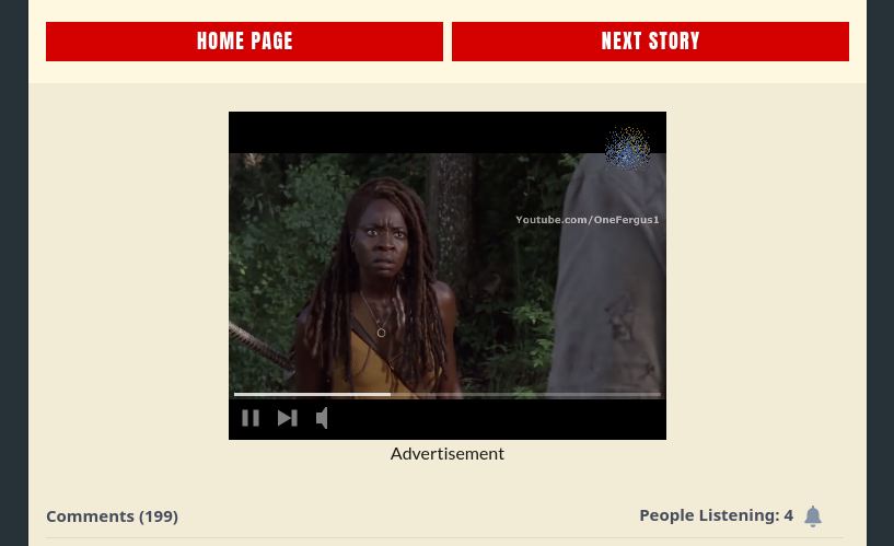 outstream video player